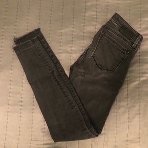 Mavi Adriana Ripped Black Jeans